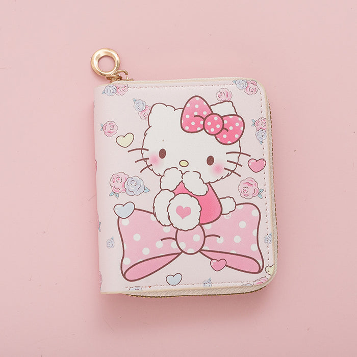 Wholesale Cartoon Anime Cute Short Zipper Wallet JDC-WT-QT015