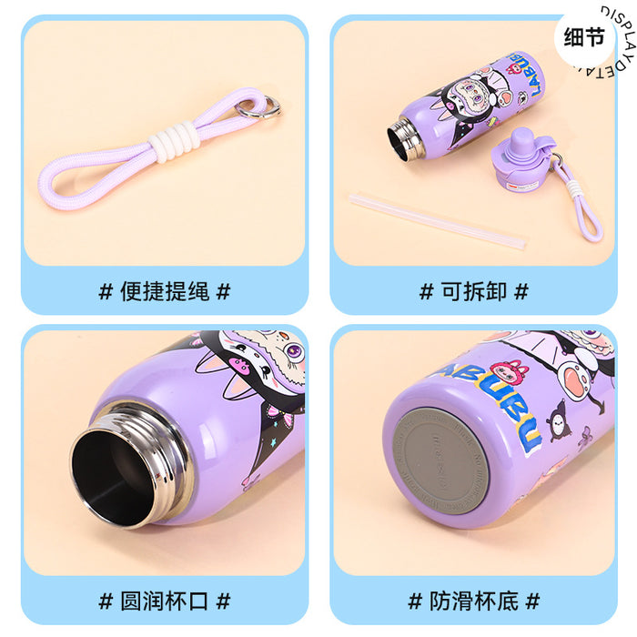 Wholesale Cartoon cute monster rusty steel cartoon drinking water cup