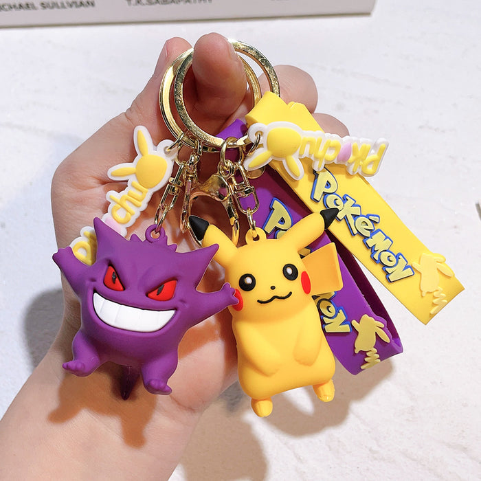 Wholesale Cartoon Silicone Doll Keychain JDC-KC-QiChao026