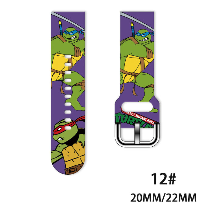 Wholesale Printed Tpu Watch Strap Wrist Strap JDC-WD-NuoQi071