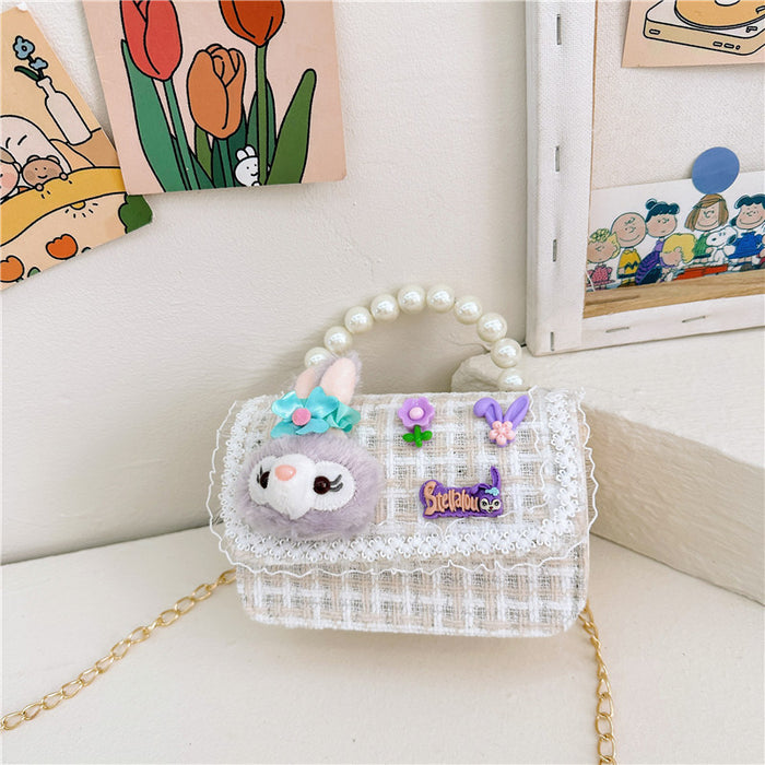 Wholesale Kids Pearl Chain Handbag Shoulder Bag JDC-SD-GSAT003