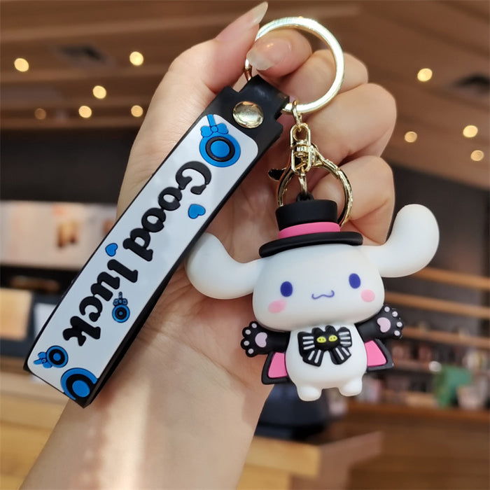 Wholesale Cartoon Silicone Doll Keychain JDC-KC-ZhuoRan032