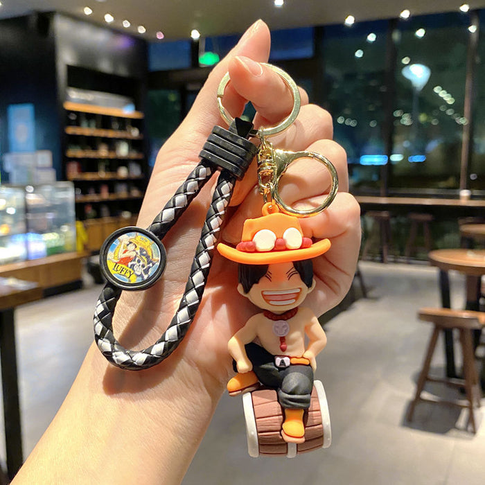 Wholesale Metal Keychain Cartoon Anime Cosplay Bag Charm Gift for Car Key Accessory MOQ≥2