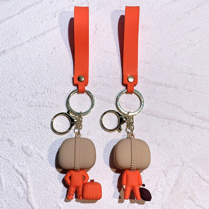 Wholesale Cartoon Doll PVC Keychain JDC-KC-Qiwei009