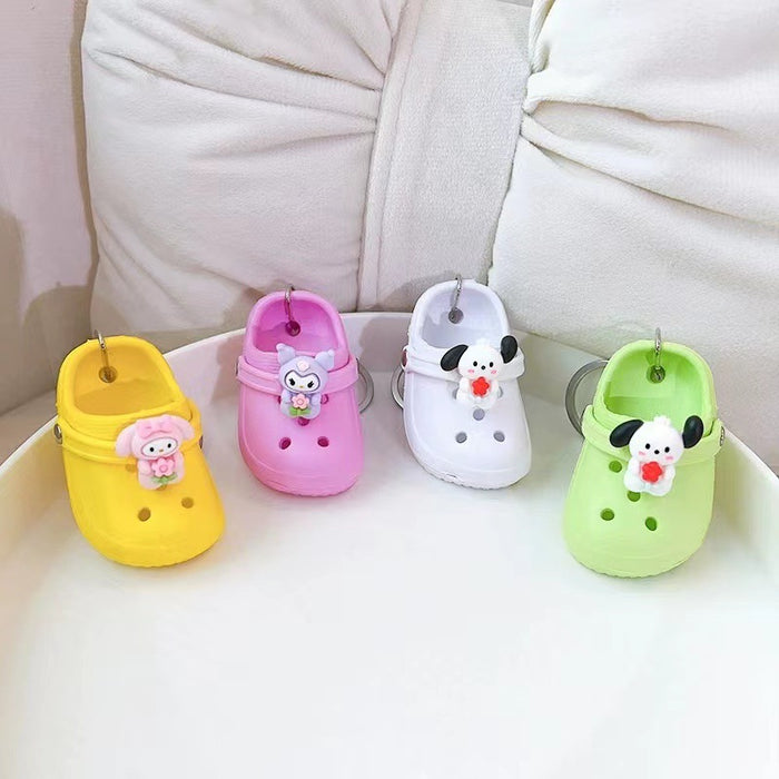 Wholesale of Mini Hole Shoes PVC Keychains (S) JDC-KC-LuoYan001