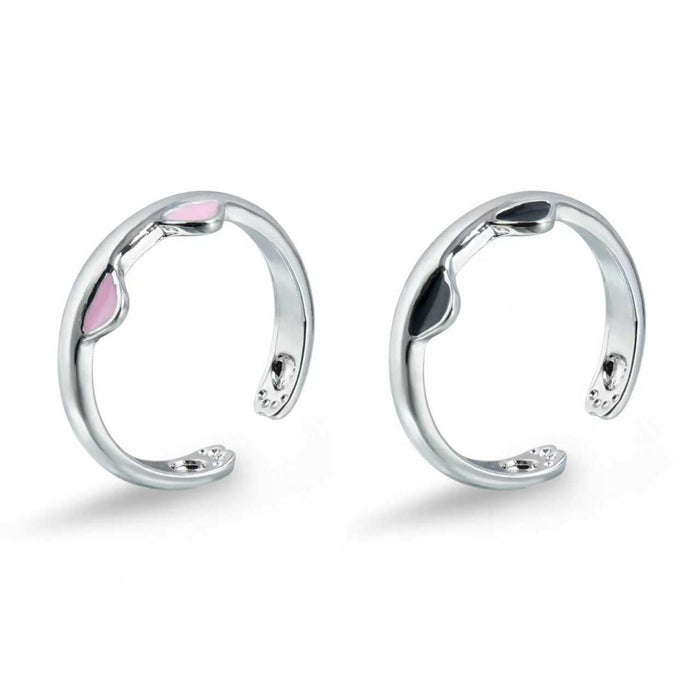 Wholesale Drip Glaze Adjustable Plain Band Ring