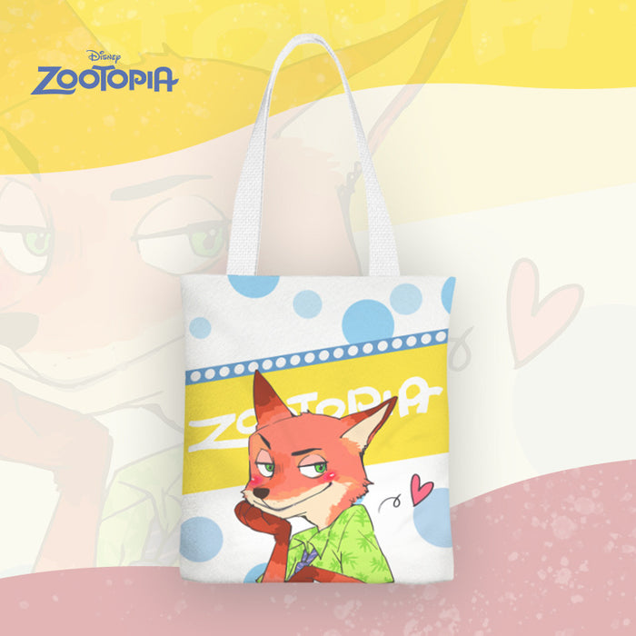 Wholesale Cartoon-patterned canvas shoulder bags