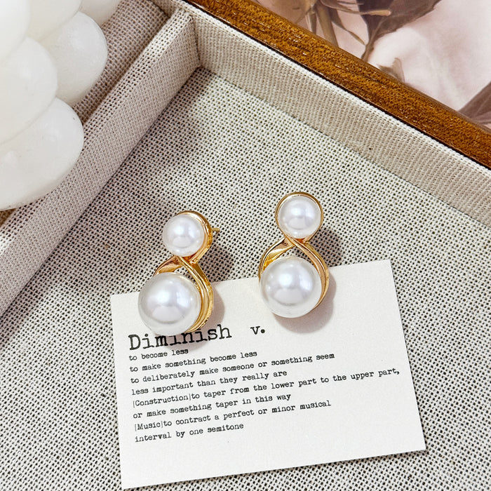 Wholesale Pearl earrings, retro, light luxury, niche, earrings, simple temperament
