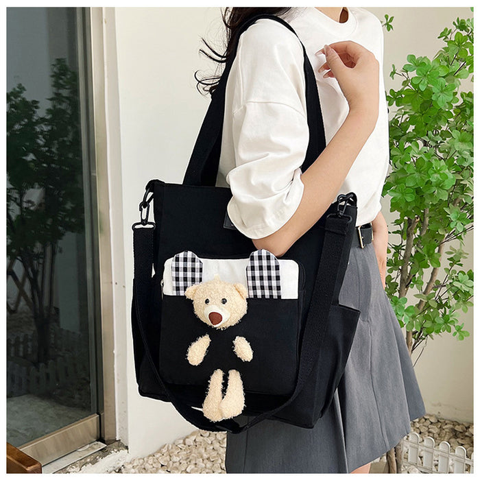 Wholesale Fashionable Simple Canvas Shoulder Bag