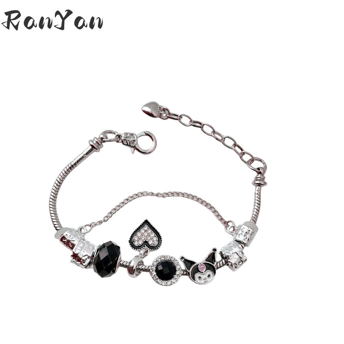 Wholesale Cartoon Beaded Alloy Bracelet JDC-BT-RanYan005