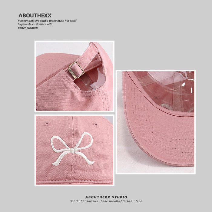 Wholesale Butterfly Embroidered Pattern Duck Tongue Hat Children's Sunshade Baseball Hat