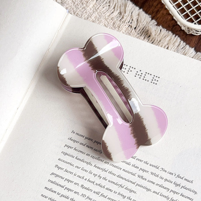 Wholesale Irregular Striped PVC Hair Claw Fashion Accessory for Everyday Styling