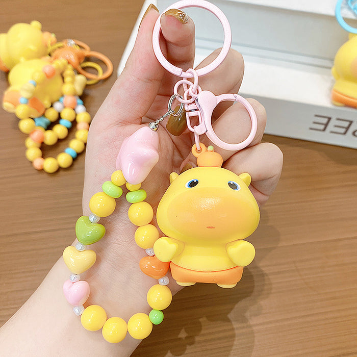 Wholesale Capybara Lulu Charm Keychain Decorative Bag Charm Boutique Gift