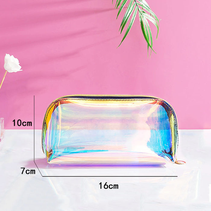 Wholesale PU Colorful Laser Cosmetic Bag JDC-CB-YuanYi001