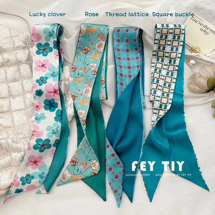 Wholesale Bow Silk Scarf Headband JDC-HS-JunJie001