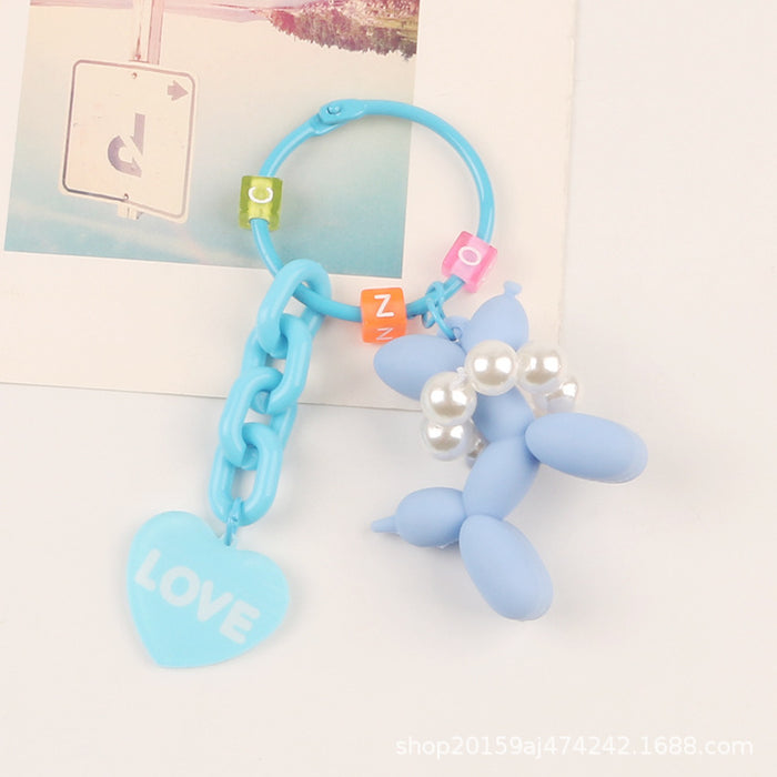 Wholesale  Car Keychain Pendant  Opening Ring Chain Love Accessories  Women's Bag Decoration