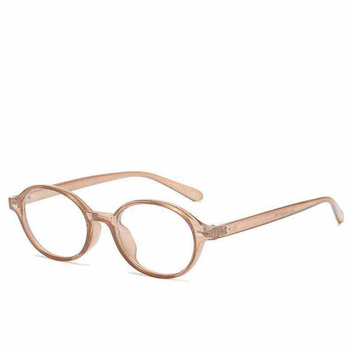 Wholesale Elliptical sunglasses, trendy and high-end sunshade sunglasses, artistic retro anti blue light flat mirror