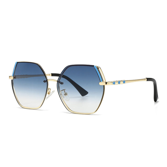 Wholesale Specially designed for metal circular sunglasses, modern retro star trendy street photography sunglasses