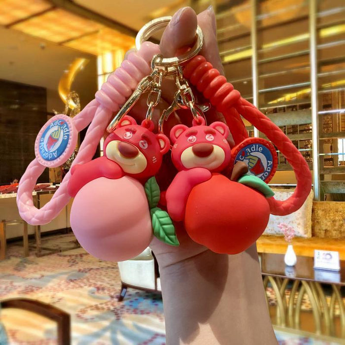 Wholesale Cartoon Silicone Doll Keychain JDC-KC-MingT252