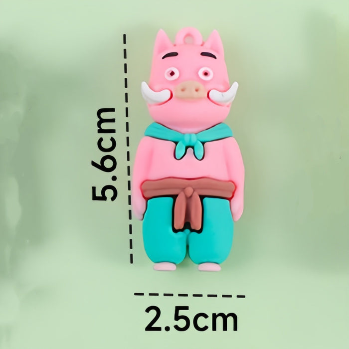 Wholesale Soft Rubber Doll Car Pendant Keychain