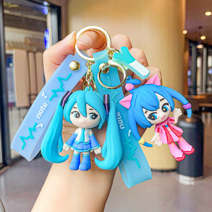 Wholesale PVC Cartoon Doll Keychain JDC-KC-LeZi030