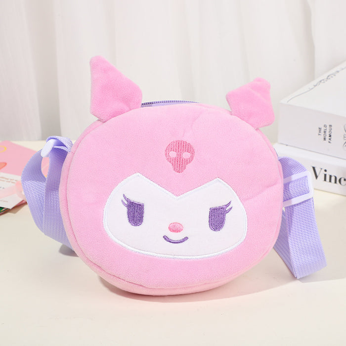 Wholesale Cartoon children' s plush small shoulder bag