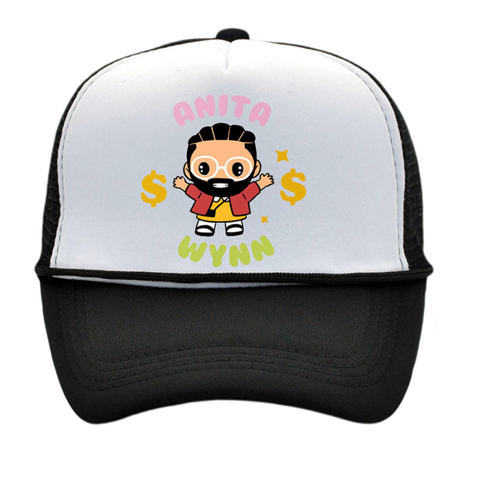 Wholesale Mesh Polyester Cartoon Sponge Net Cap Baseball Cap JDC-FH-PNi020