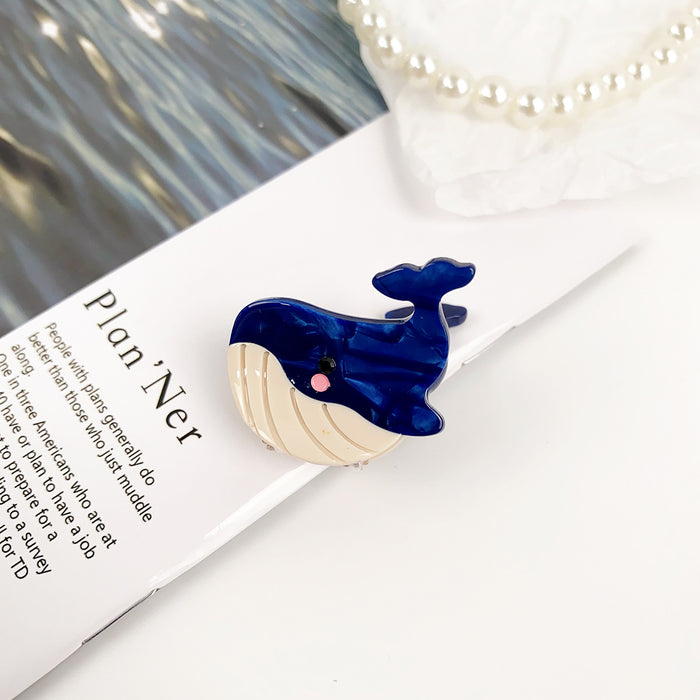 Wholesale Acetate Dolphin Hair Clip Ocean Conch Design Fashion Accessory Gift
