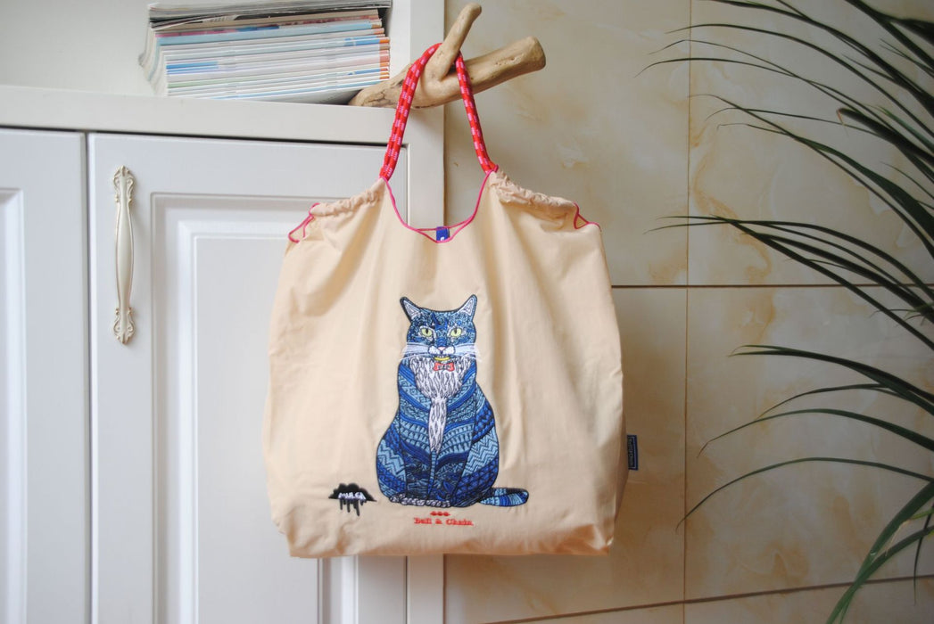 Wholesale Cartoon Embroidered Bag Embroidered Canvas Bag Large Capacity Shopping Bag Shoulder Bag