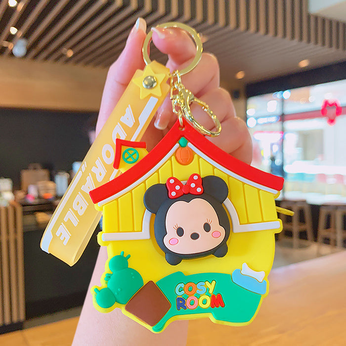 Llavero de monedas de monedas de silicona de dibujos animados al por mayor JDC-KC-KUM017