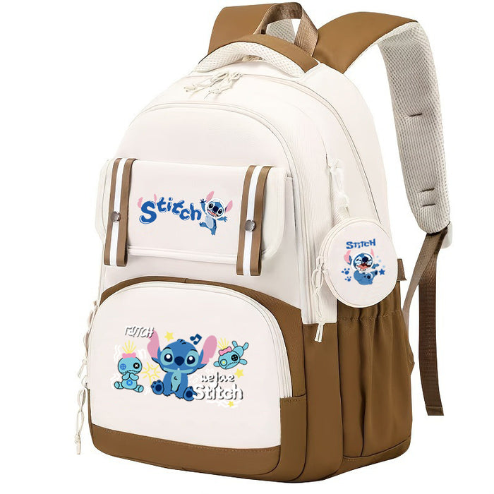 Wholesale Cartoon-themed printed backpack for primary and secondary school students with spine protection