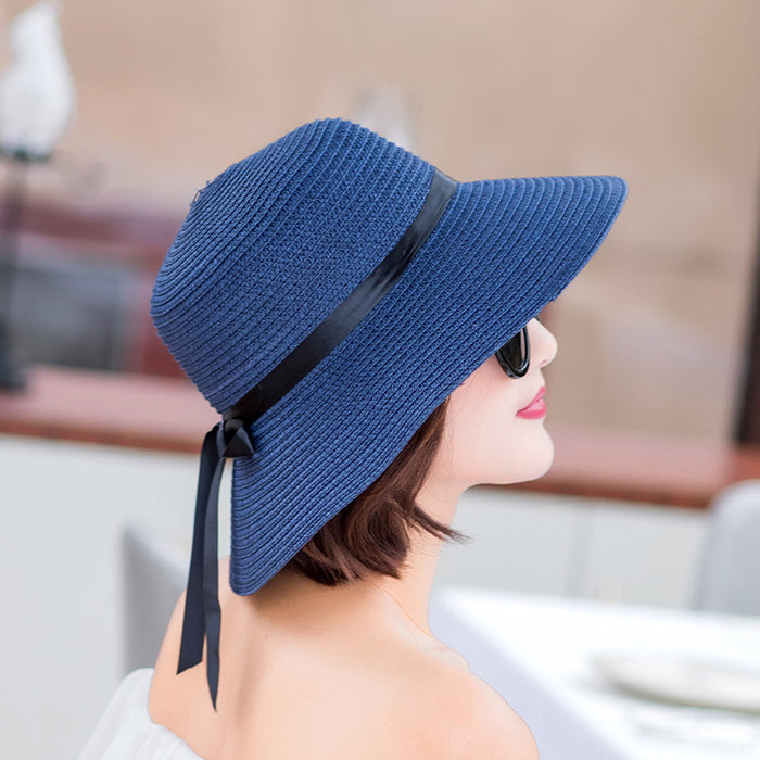 Wholesale Straw Hat Tourist Seaside Versatile Sunshade Hat Outdoor Camping Sunshade Hat