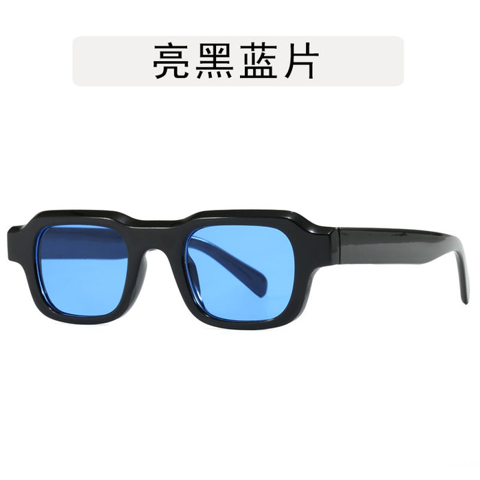 Wholesale Square retro small frame sunglasses, fashionable hip-hop party sunglasses