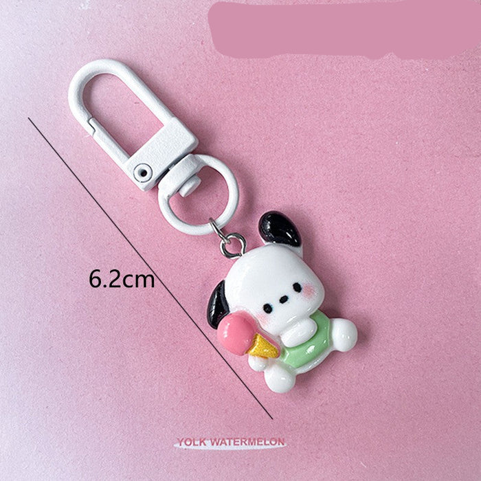 Wholesale  Cartoon Cute Puppy Keychain Pendant Keychain  Bag Pendant Accessories