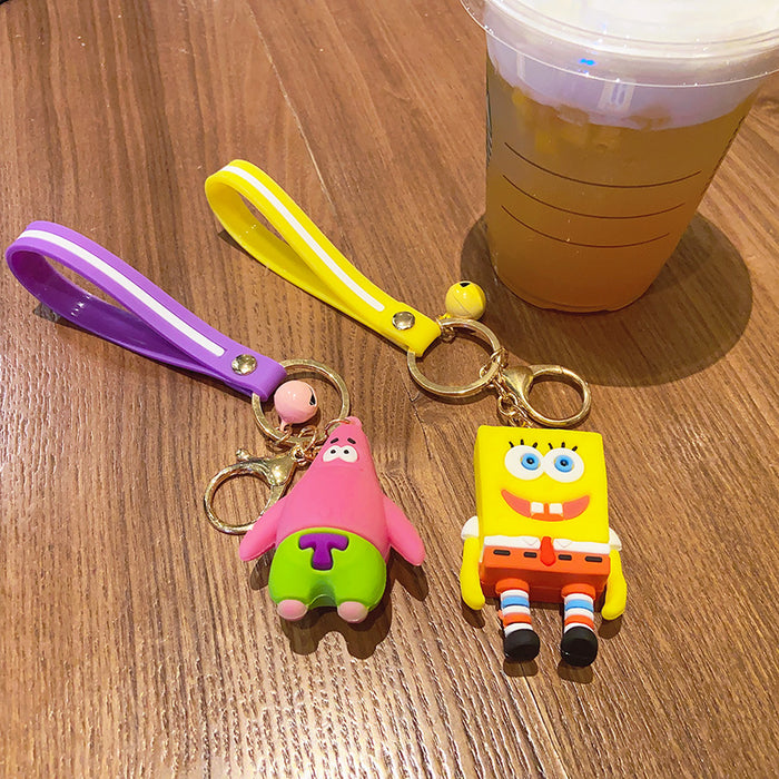 Wholesale Cute Cartoon Doll Glue Keychain JDC-KC-JuMen002