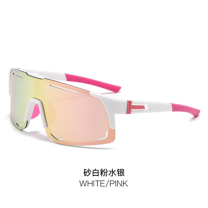 Wholesale New Polarized Sports Sunglasses Large Frame Outdoor Riding Windproof Sunglasses Colorful Glasses