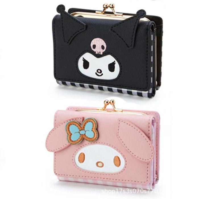 Wholesale Cute PU Leather Zipper Buckle Wallet