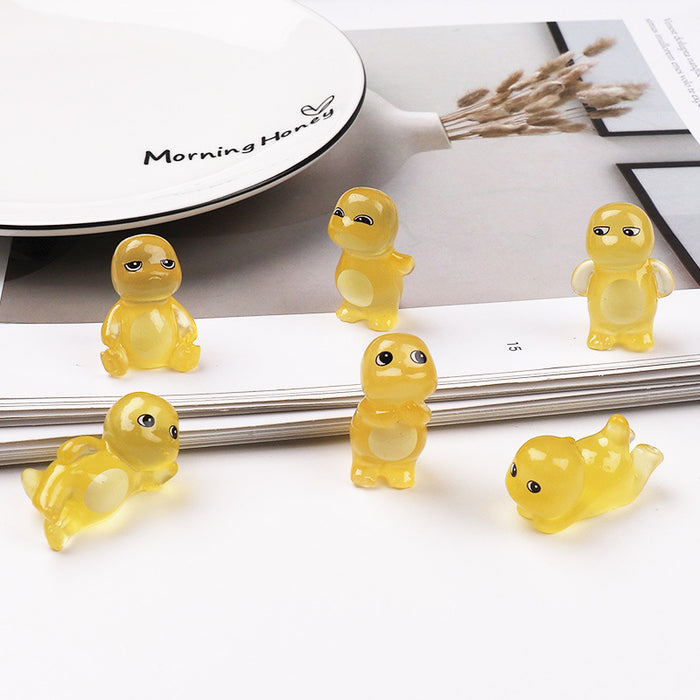 Wholesale 10pcs Luminous 3D Cartoon Jewelry DIY Accessories JDC-FK-YaoL006