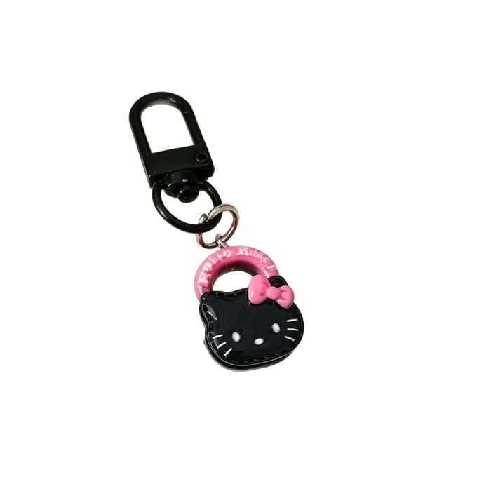 Wholesale Cute Cartoon Resin Cat Handbag Keychain Charm Girl Bag Pendant Gift Boutique Resale