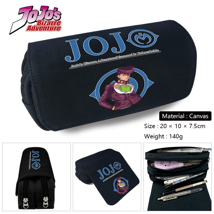 Wholesale Anime Cartoon Canvas Pencil Case Stylish Student Stationery Pouch