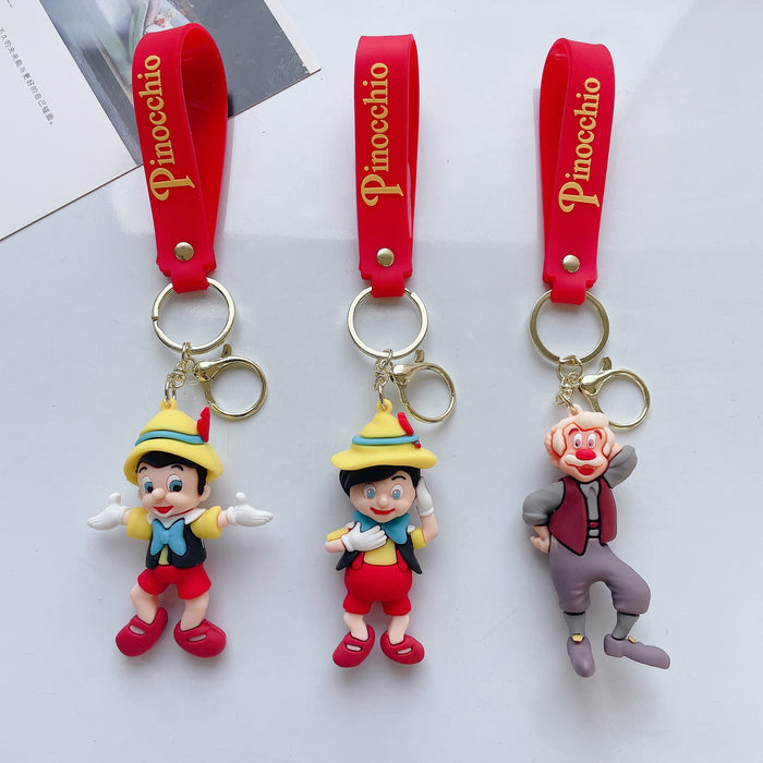 Wholesale Cartoon Doll Silicone Keychain JDC-KC-JuShu045