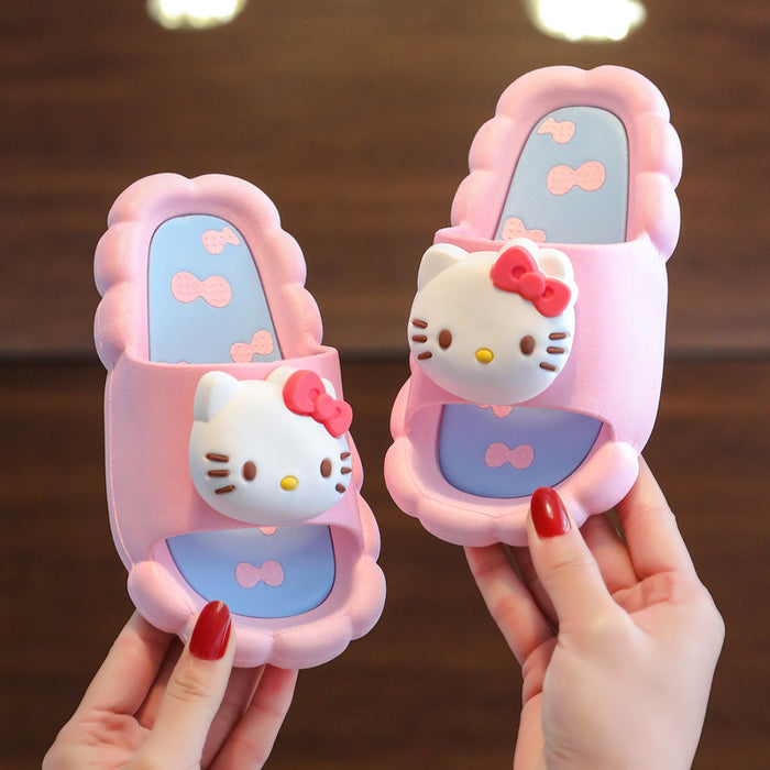 Wholesale PVC Summer Cute Cartoon Children's Slippers JDC-SP-TAN005