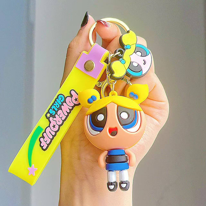 Wholesale Cute Cartoon Character Creative Silicone Keychains