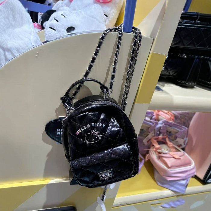 Wholesale Mini Small Backpack High-end Rhombic Chain Bag Cute Cat Backpack