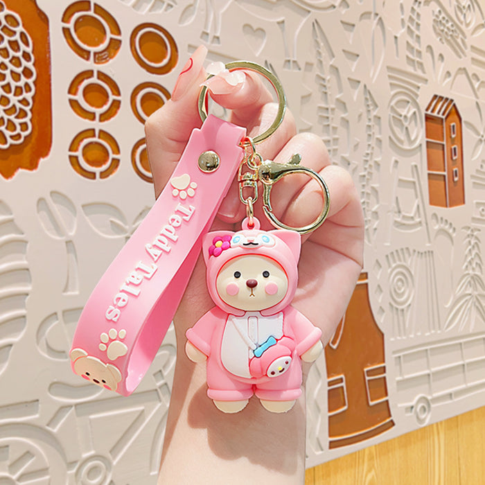 Wholesale Cartoon Doll Soft Plastic Keychain JDC-KC-KuM011