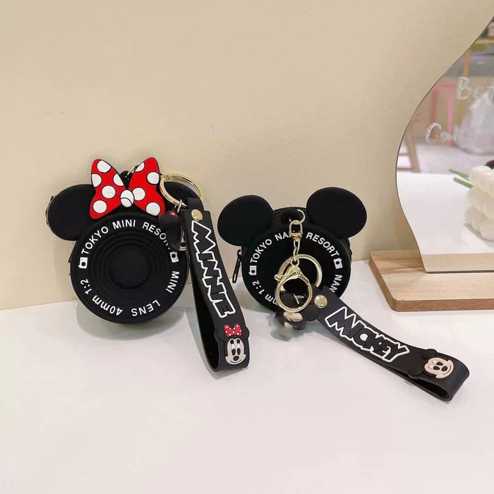 Wholesale Fashion Silicone Cartoon Coin Purse With Zipper Transparent Small Wallet Pendant