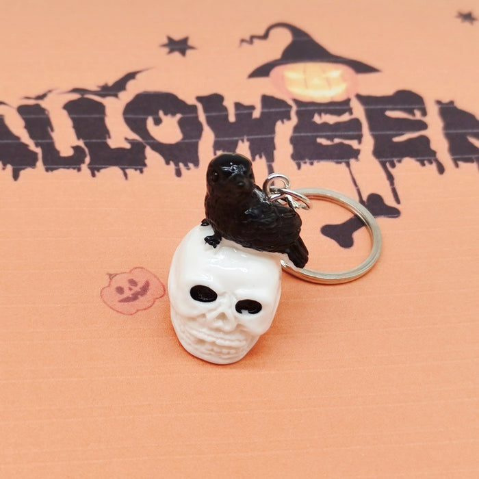 Wholesale 10PCS Halloween 3D Cartoon Resin Keychain JDC-KC-TYS017