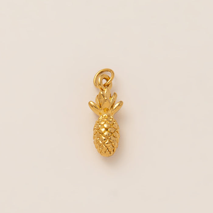 Wholesale Stainless Steel Furnace Vacuum Electroplating Jewelry Gold Pendant Beach Style Zircon Keychain Pendant