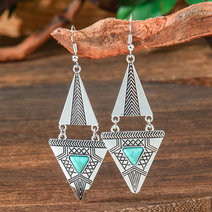 Wholesale Bohemian Drop Acrylic Earrings Vintage Fashion Accessory MOQ≥2