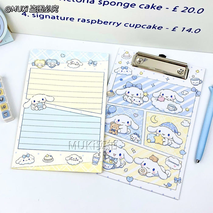 Wholesale Cute Cartoon Dog Board Clip Sticky Note Pad - Portable Memo Notebook Gift